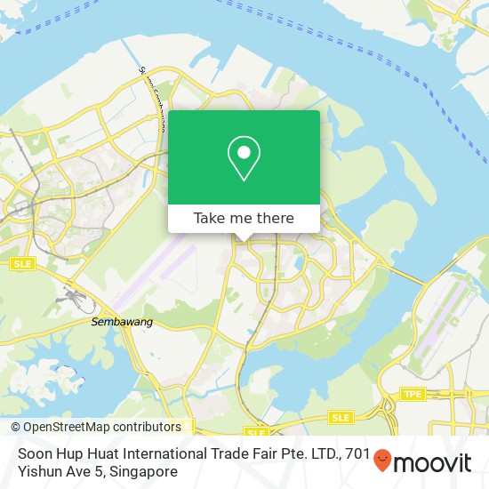 Soon Hup Huat International Trade Fair Pte. LTD., 701 Yishun Ave 5地图