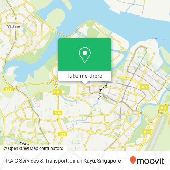 P.A.C Services & Transport, Jalan Kayu map