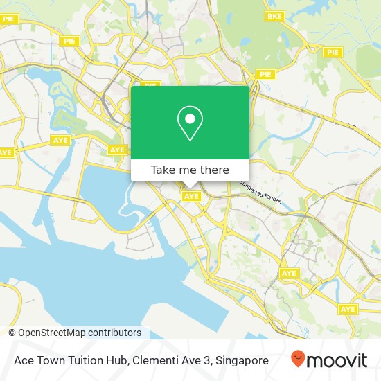 Ace Town Tuition Hub, Clementi Ave 3 map