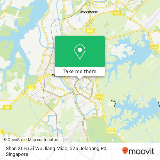 Shan XI Fu Zi Wu Jiang Miao, 525 Jelapang Rd map