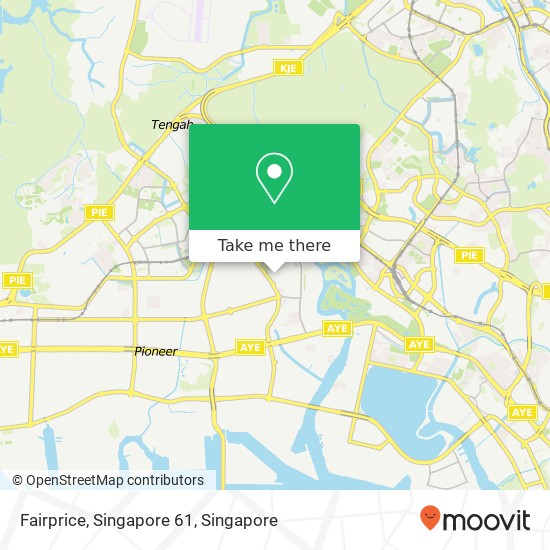 Fairprice, Singapore 61 map