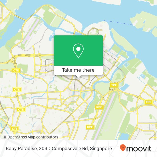 Baby Paradise, 203D Compassvale Rd地图