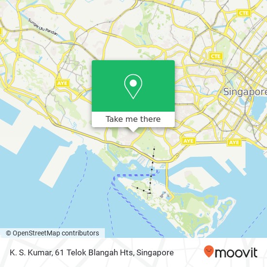 K. S. Kumar, 61 Telok Blangah Hts地图