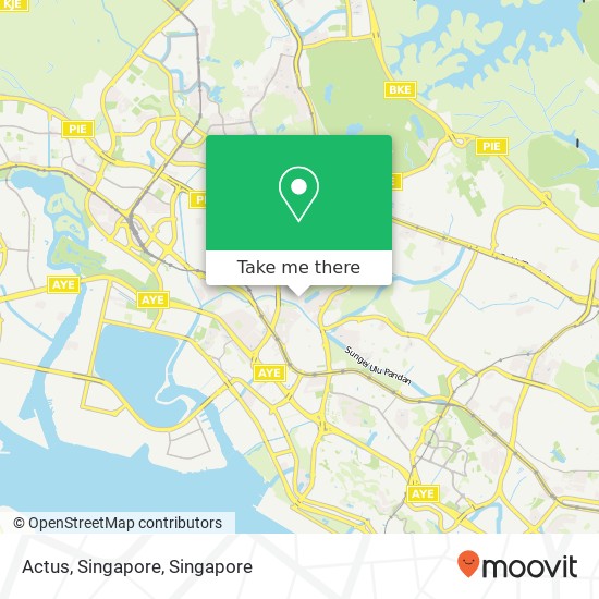 Actus, Singapore map