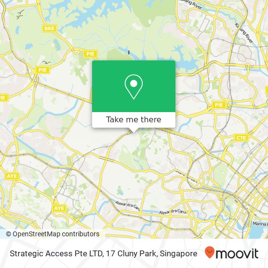 Strategic Access Pte LTD, 17 Cluny Park地图