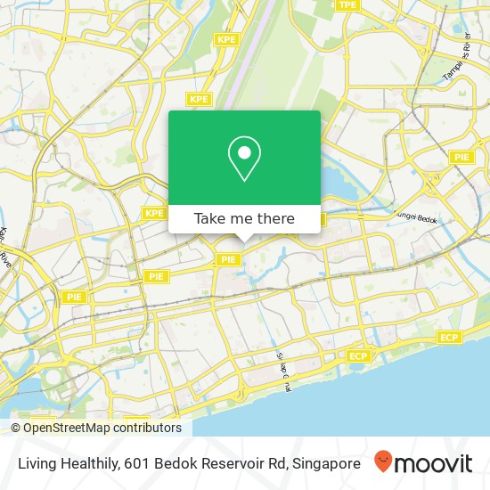 Living Healthily, 601 Bedok Reservoir Rd map