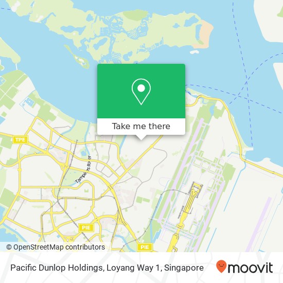 Pacific Dunlop Holdings, Loyang Way 1 map