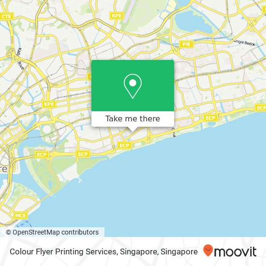 Colour Flyer Printing Services, Singapore map