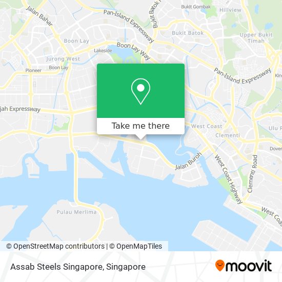 Assab Steels Singapore map