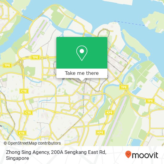 Zhong Sing Agency, 200A Sengkang East Rd map