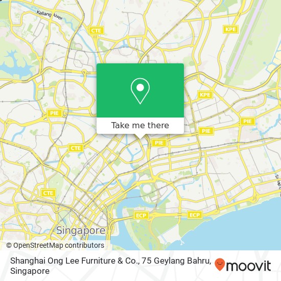 Shanghai Ong Lee Furniture & Co., 75 Geylang Bahru地图