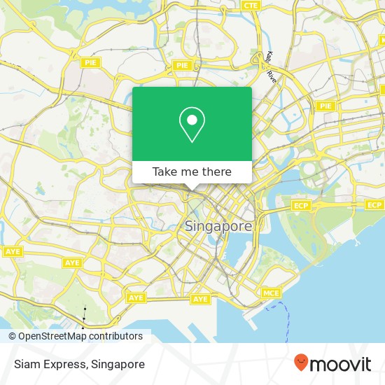 Siam Express map