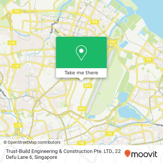 Trust-Build Engineering & Construction Pte. LTD., 22 Defu Lane 6 map