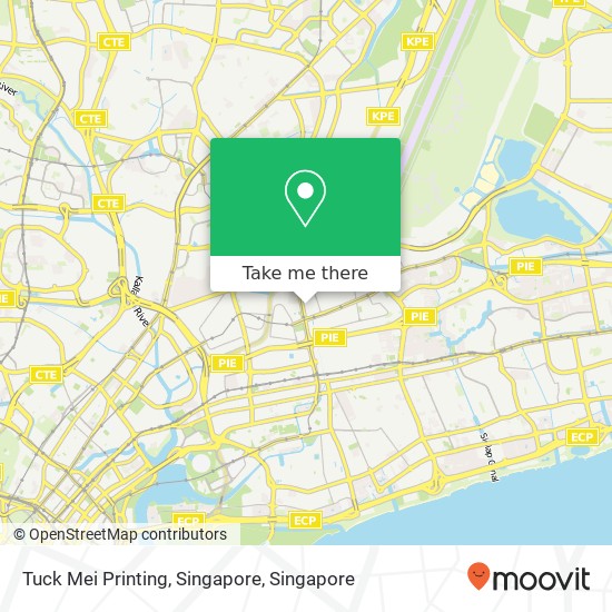 Tuck Mei Printing, Singapore map