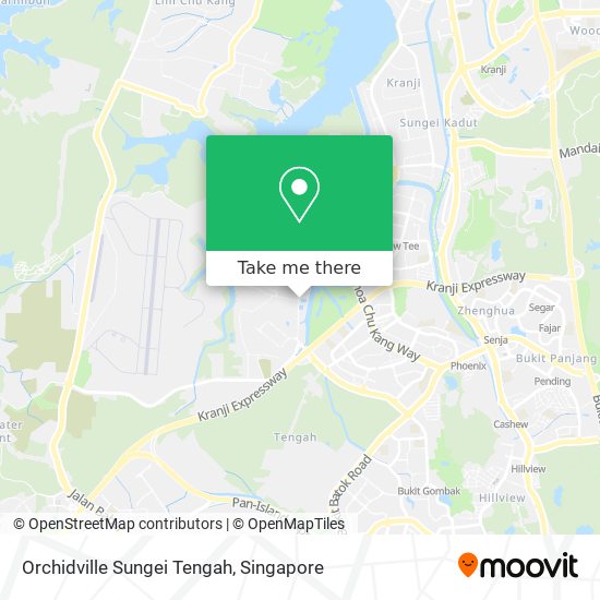 Orchidville Sungei Tengah map