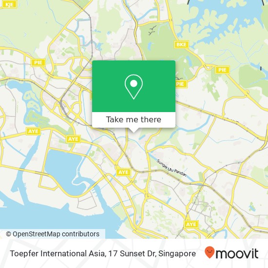 Toepfer International Asia, 17 Sunset Dr map