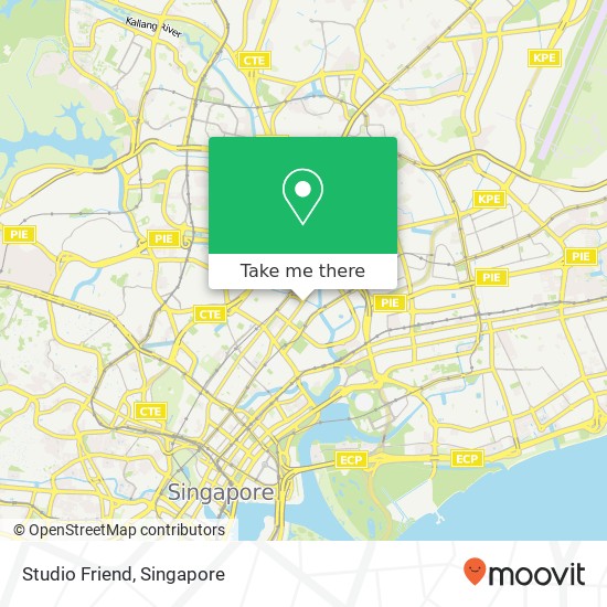 Studio Friend, Singapore map