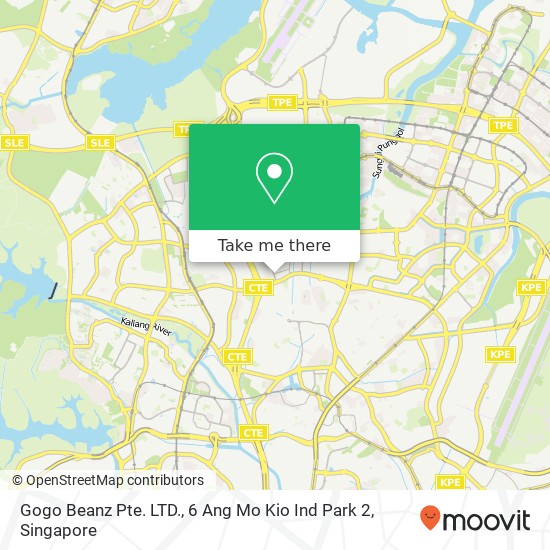 Gogo Beanz Pte. LTD., 6 Ang Mo Kio Ind Park 2地图