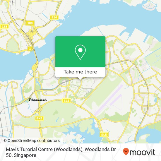 Mavis Turorial Centre (Woodlands), Woodlands Dr 50 map