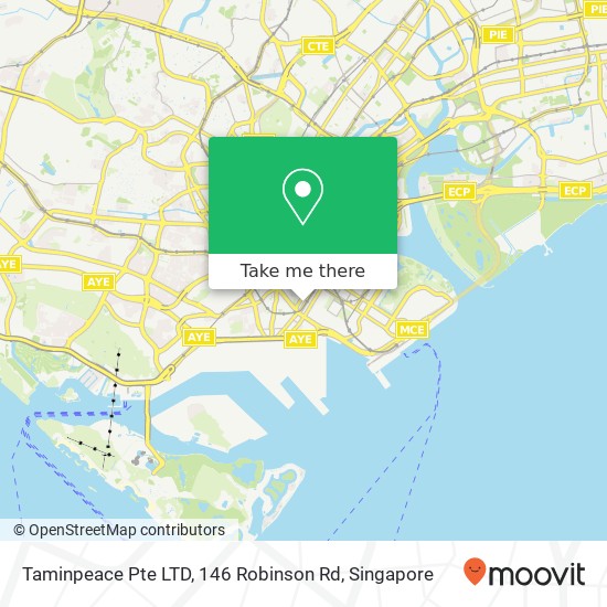 Taminpeace Pte LTD, 146 Robinson Rd map