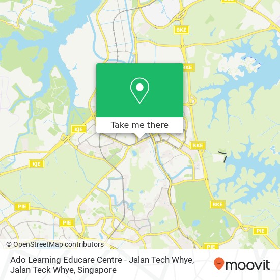 Ado Learning Educare Centre - Jalan Tech Whye, Jalan Teck Whye map