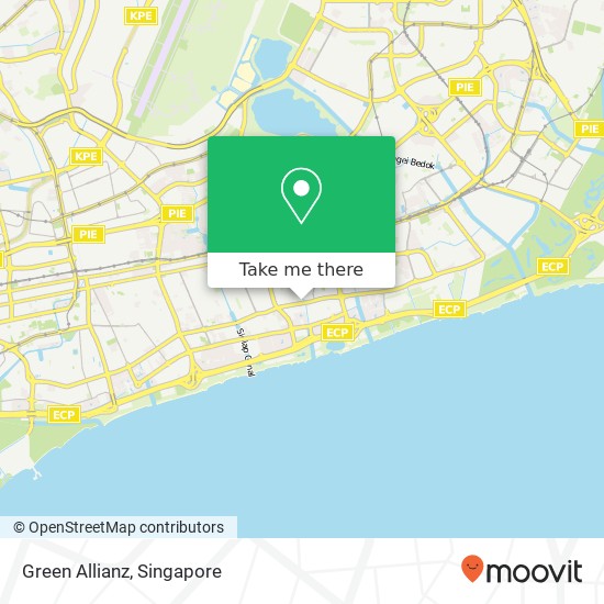 Green Allianz, Upp East Coast Rd map