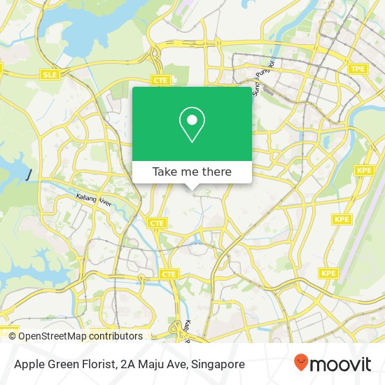 Apple Green Florist, 2A Maju Ave map