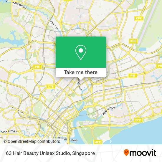 63 Hair Beauty Unisex Studio map