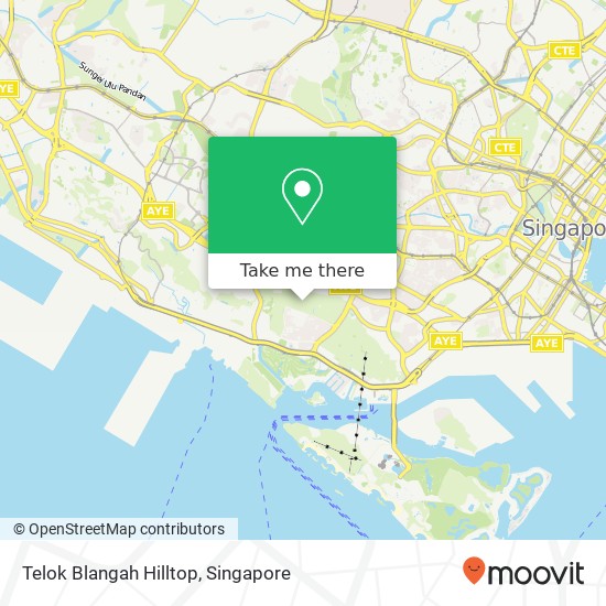 Telok Blangah Hilltop, Singapore map