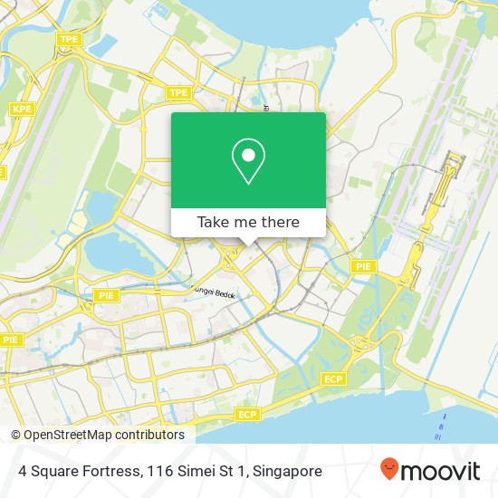 4 Square Fortress, 116 Simei St 1地图