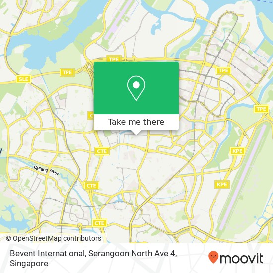 Bevent International, Serangoon North Ave 4 map
