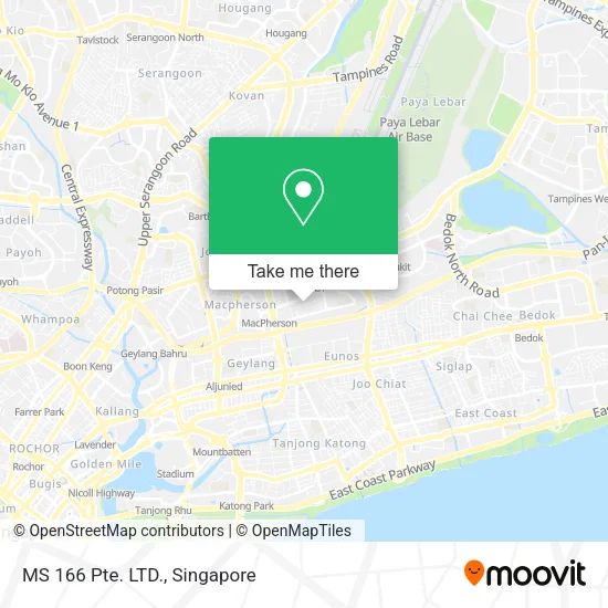 MS 166 Pte. LTD. map