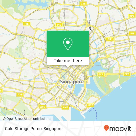 Cold Storage Pomo, Singapore map