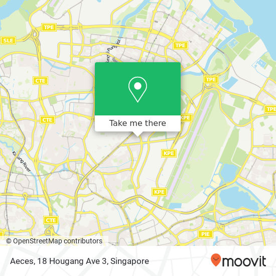 Aeces, 18 Hougang Ave 3 map