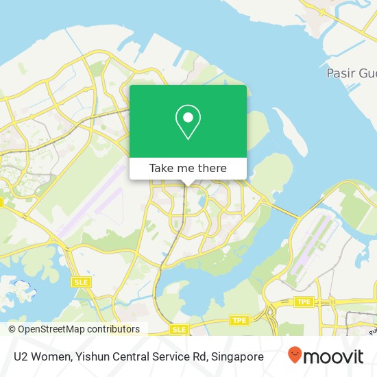 U2 Women, Yishun Central Service Rd map