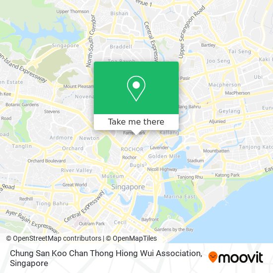 Chung San Koo Chan Thong Hiong Wui Association map