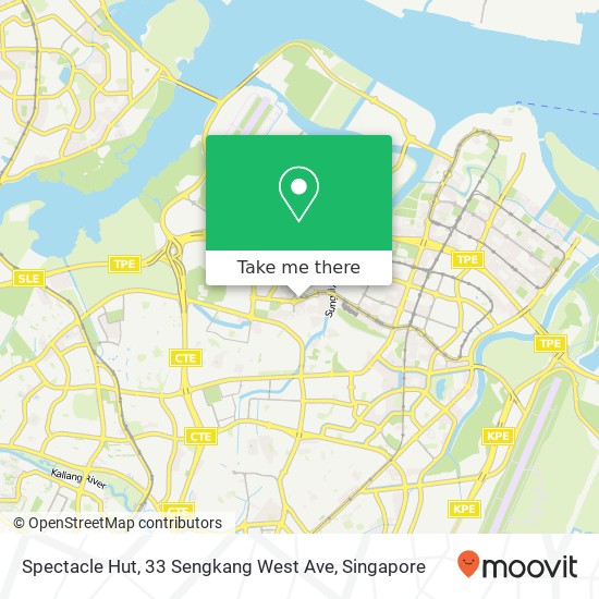 Spectacle Hut, 33 Sengkang West Ave地图