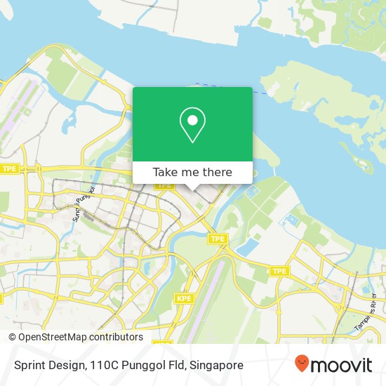 Sprint Design, 110C Punggol Fld地图