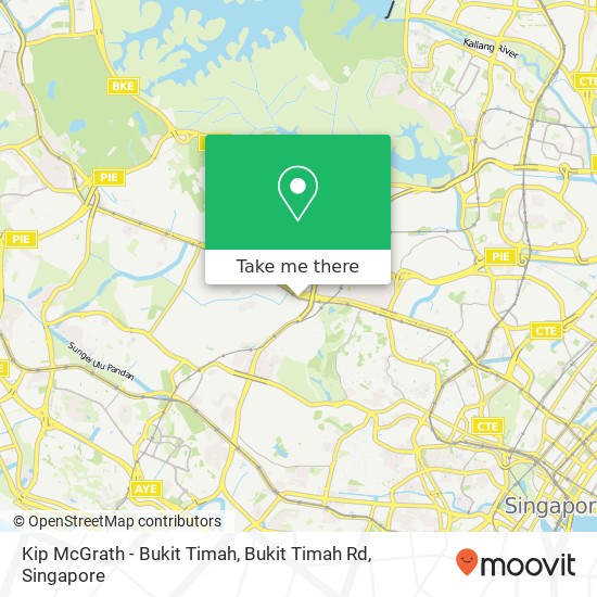 Kip McGrath - Bukit Timah, Bukit Timah Rd map