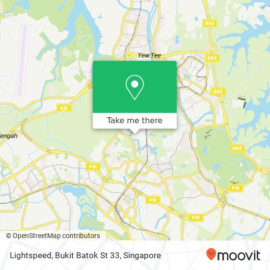 Lightspeed, Bukit Batok St 33 map