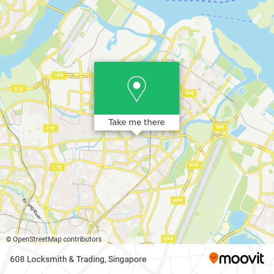 608 Locksmith & Trading map