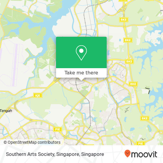Southern Arts Society, Singapore map