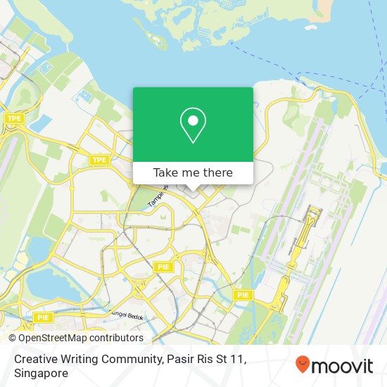 Creative Writing Community, Pasir Ris St 11 map