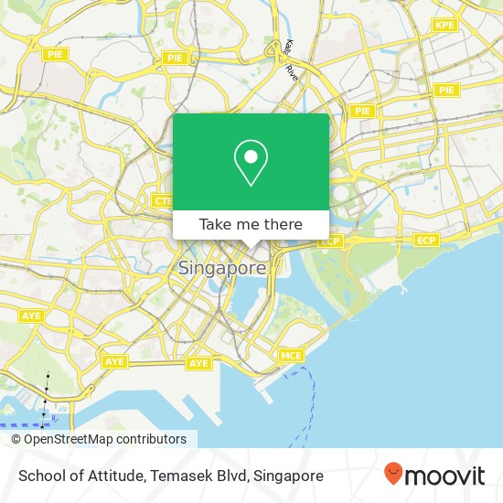 School of Attitude, Temasek Blvd地图
