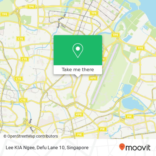 Lee KIA Ngee, Defu Lane 10 map