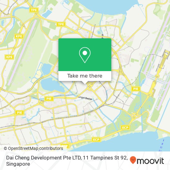 Dai Cheng Development Pte LTD, 11 Tampines St 92 map