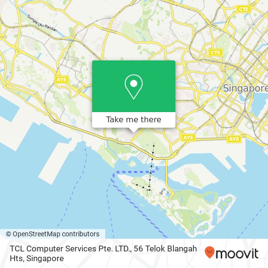 TCL Computer Services Pte. LTD., 56 Telok Blangah Hts map