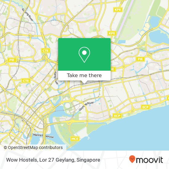 Wow Hostels, Lor 27 Geylang地图