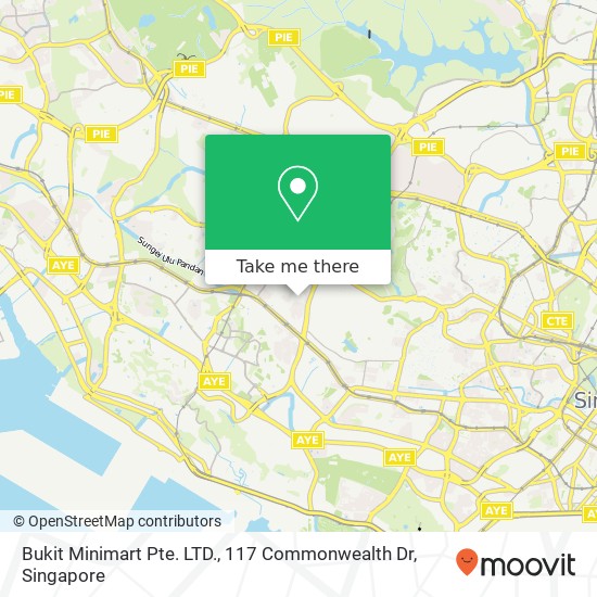 Bukit Minimart Pte. LTD., 117 Commonwealth Dr map