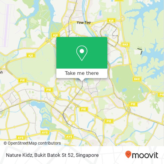 Nature Kidz, Bukit Batok St 52地图